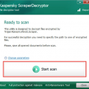 Kaspersky ScraperDecryptor screenshot