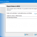 Export Notes to MSG for Outlook screenshot