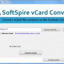 Save vCard to Outlook screenshot