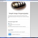 Simple Image Steganography screenshot