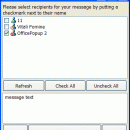 Fomine Net Send GUI screenshot