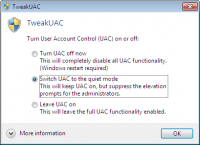 TweakUAC screenshot