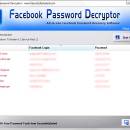 Password Decryptor for Facebook screenshot