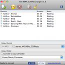 Free WMA to MP3 Changer MAC screenshot