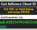 Get AdSense Client ID screenshot