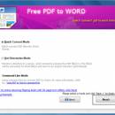 Writersoft Free PDF to Word screenshot