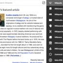 Black Menu for Wikipedia for Chrome screenshot