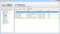 QuickData PST Recovery screenshot