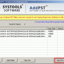 SysTools AddPST screenshot