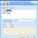 Outlook PST Reporter screenshot