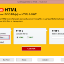 SoftTweak MSG to HTML screenshot