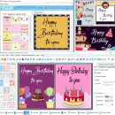 Custom Birthday Card Designing Software screenshot