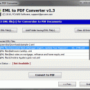 Convert Multiple EML to PDF screenshot