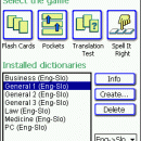 LingvoSoft FlashCards English <-> Slovak for Pocket PC screenshot