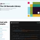 The C# Barcode Library screenshot