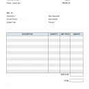 Printable Invoice Template screenshot