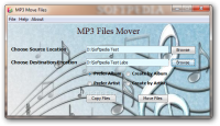 MP3 Move Files screenshot