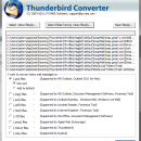 Thunderbird Save Email to File PST screenshot