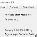 Portable Start Menu screenshot