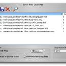 Sweet MIDI Converter for Mac OS X screenshot