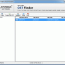 SysTools Outlook OST Finder screenshot