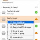 Seafile Drive Client screenshot