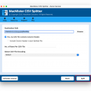 MacMister CSV Splitter for Mac screenshot