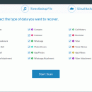 Free Trial iPhone Data Recovery for Wins screenshot