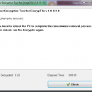 Avast Decryption Tool for EncrypTile Ransomware screenshot