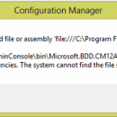 CM2012 Console MDT Integration Error Fix screenshot