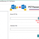 A2Z Migrations for PST Password Recovery screenshot