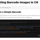 Generate Barcode Images in C# screenshot