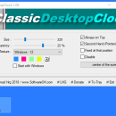 ClassicDesktopClock screenshot