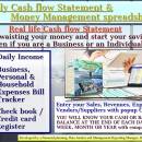 Daily Cash flow Statement spreadsheet screenshot