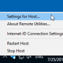 Remote Utilities Host screenshot