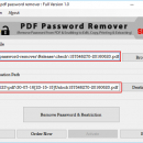 Remove PDF Password Protection screenshot