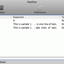 FastFox Typing Expander for Mac screenshot