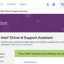 Intel Driver & Support Assistant screenshot