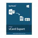 SysTools vCard Export screenshot